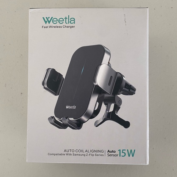 Weetla Other - Weetla Fast Wireless Charger And Car Phone Holder Fits Most Phones
